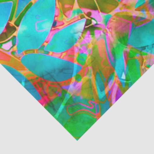 Gewebepapier Abstraktes Hartglas Seidenpapier (Ausschnitt)