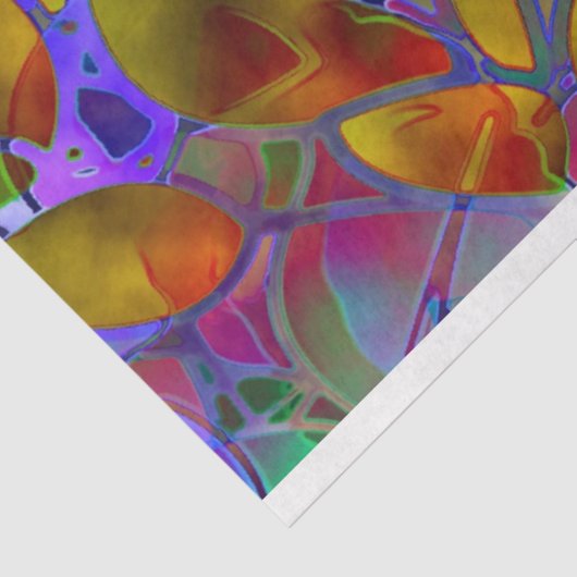 Gewebepapier Abstraktes Hartglas Seidenpapier (Ausschnitt)