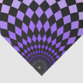 Gewebepapier "Alice Floor" Lila Seidenpapier (Ausschnitt)