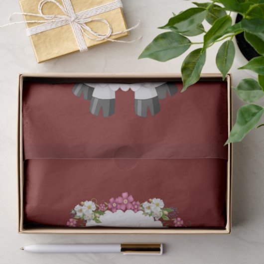 Gewebepapier Blumenschaf Seidenpapier (Geschenk)