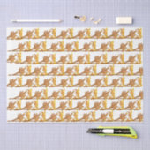 Gewebepapier - Eisen mit goldenem Winkel Seidenpapier (Handwerk)