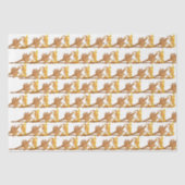 Gewebepapier - Eisen mit goldenem Winkel Seidenpapier (Vorderseite)