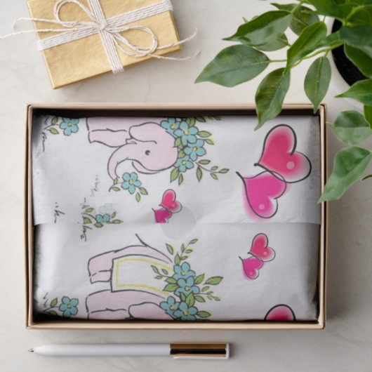 Gewebepapier-Elefant Seidenpapier (Geschenk)