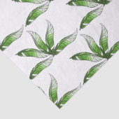 Gewebepapier - Entwurf der grünen Feder Seidenpapier (Detail)