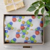 Gewebepapier - Farbblasen Seidenpapier (Geschenk)