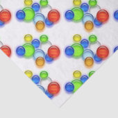 Gewebepapier - Farbblasen Seidenpapier (Detail)