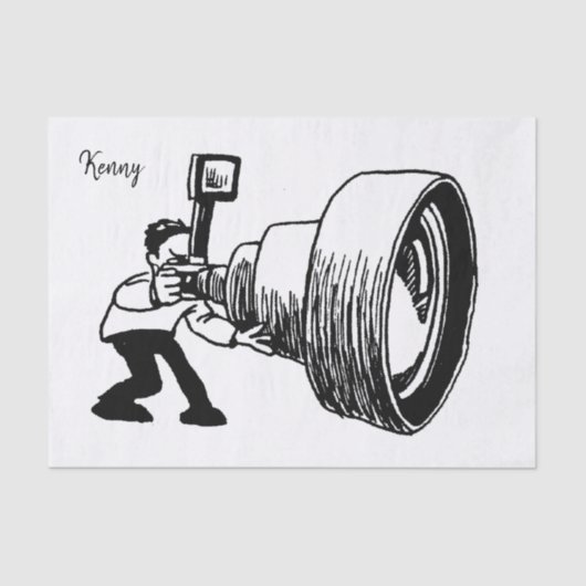 Gewebepapier Fotografie Seidenpapier (Vorderseite)