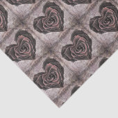 Gewebepapier für die Gothic-Herz-Rose Seidenpapier (Ausschnitt)