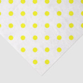 Gewebepapier/Gelbpolka-Punkte Seidenpapier (Detail)