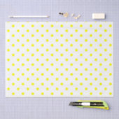 Gewebepapier/Gelbpolka-Punkte Seidenpapier (Handwerk)