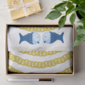 Gewebepapier Goldkettfisch Seidenpapier (Geschenk)