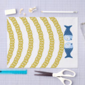 Gewebepapier Goldkettfisch Seidenpapier (Handwerk)