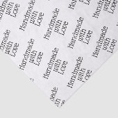 Gewebepapier - Handgefertigt mit Liebe Seidenpapier (Ausschnitt)
