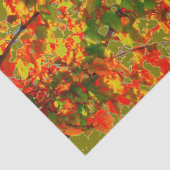 Gewebepapier "Herbst Feuer" Seidenpapier (Ausschnitt)