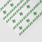 Gewebepapier - Holly-Blätter in Reihen Seidenpapier (Ausschnitt)