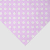 Gewebepapier/Lavendel Polka Dots Seidenpapier (Detail)