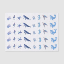 Gewebepapier - Meerjungfrau