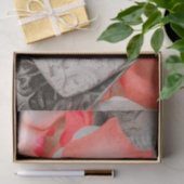 Gewebepapier mit Herz- und Rose-Blättern Seidenpapier (Geschenk)