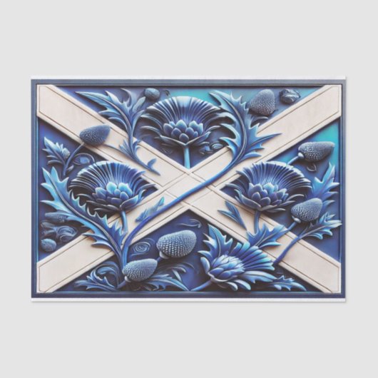 Gewebepapier mit schottischem Innengewinde Seidenpapier (Vorderseite)