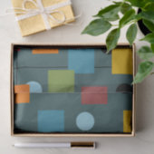 Gewebepapier - Moderne Mitte des Jahrhunderts 1,3  Seidenpapier (Geschenk)