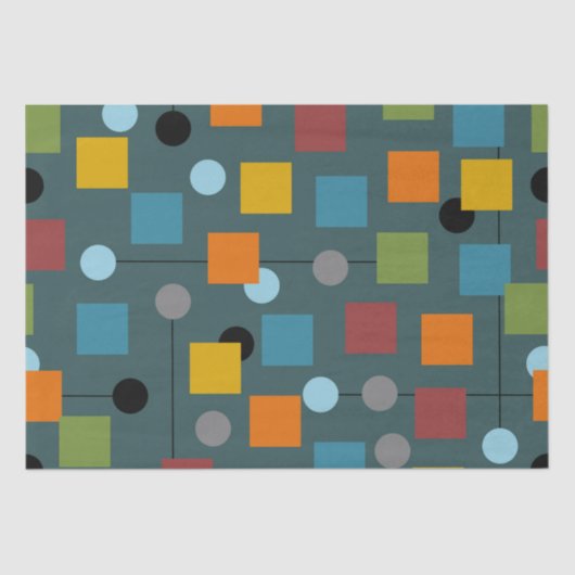 Gewebepapier - Moderne Mitte des Jahrhunderts 1,3  Seidenpapier (Vorderseite)