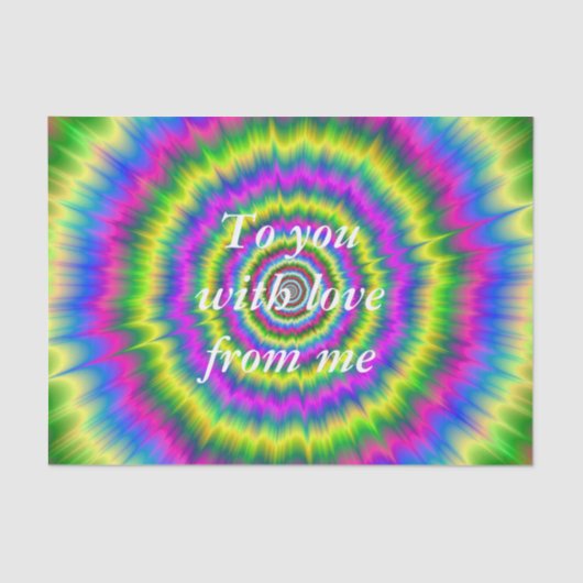 Gewebepapier Neon Explosion Seidenpapier (Vorderseite)