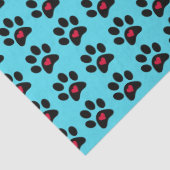 Gewebepapier "Paws and Hearts" Seidenpapier (Detail)