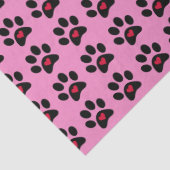 Gewebepapier "Paws and Hearts" Seidenpapier (Detail)