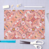 Gewebepapier - Peach Dahlia Seidenpapier (Handwerk)