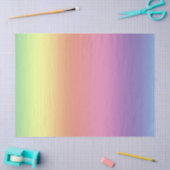 Gewebepapier - Regenbogenstreifen (Vert.) Seidenpapier (Basteln)