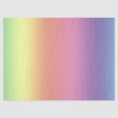 Gewebepapier - Regenbogenstreifen (Vert.) Seidenpapier (Vorderseite)