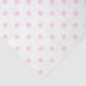 Gewebepapier/rosa Polka-Punkte Seidenpapier (Detail)