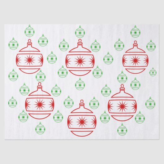 Gewebepapier - Rundbaumschmuck Seidenpapier (Vorderseite)