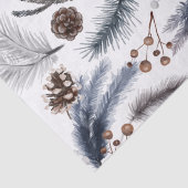 Gewebepapier Rustikales Wald Winter Boho Seidenpapier (Detail)