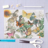 Gewebepapier Schmetterling Sonnenblume Seidenpapier (Handwerk)