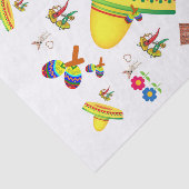 Gewebepapier Sombrero Hot Paprikaschoten Blumenmus Seidenpapier (Ausschnitt)