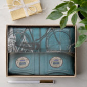 Gewebepapier Vintages Fahrrad Seidenpapier (Geschenk)