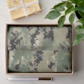 Gewebepapier Wrapper Navy Typ III Drei digitale Seidenpapier (Geschenk)