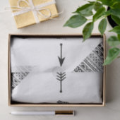 Gewebepapier Wrapping Boho Buffalo Tribal Muster Seidenpapier (Geschenk)