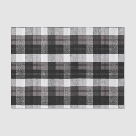 Gewebepapier Wrapping XMAS Truck Buffalo Kariert B Seidenpapier (Vorderseite)