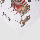 Gewebepapier Zoo Circus Clown Siegel Enten Seidenpapier (Ausschnitt)