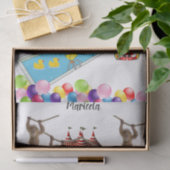 Gewebepapier Zoo Circus Clown Siegel Enten Seidenpapier (Geschenk)