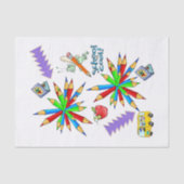 Gewebepapier Zurück zur Schule Cool Seidenpapier (Vorderseite)