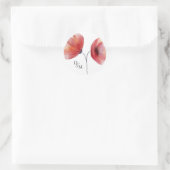 Gewebepapierblöcke Runder Aufkleber (Tasche)