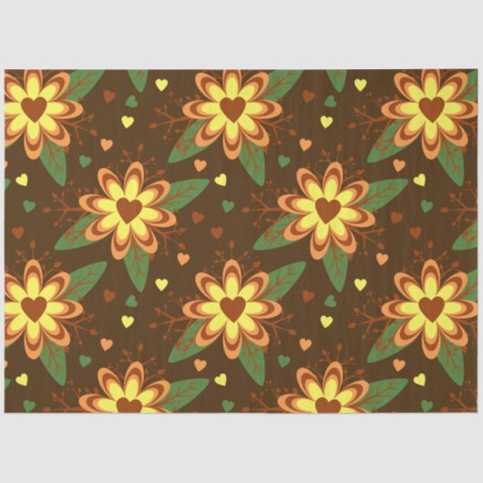 Gewebpapier der Blume Seidenpapier (Vorderseite)