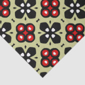 Gewebpapier für geometrische Blume Seidenpapier (Detail)