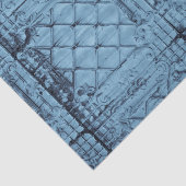 Gewebpapier ummantelt rustikale Zinndeckeldecke Seidenpapier (Ausschnitt)