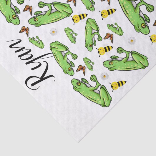 Gewebspapellfrösche Seidenpapier (Ausschnitt)