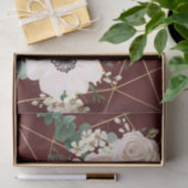 Gewebspapellverpackung Geometrische Gartengarten R Seidenpapier (Geschenk)