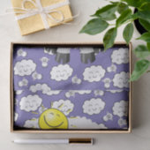 Gewebspapier Schafe Sonnenwolken Seidenpapier (Geschenk)